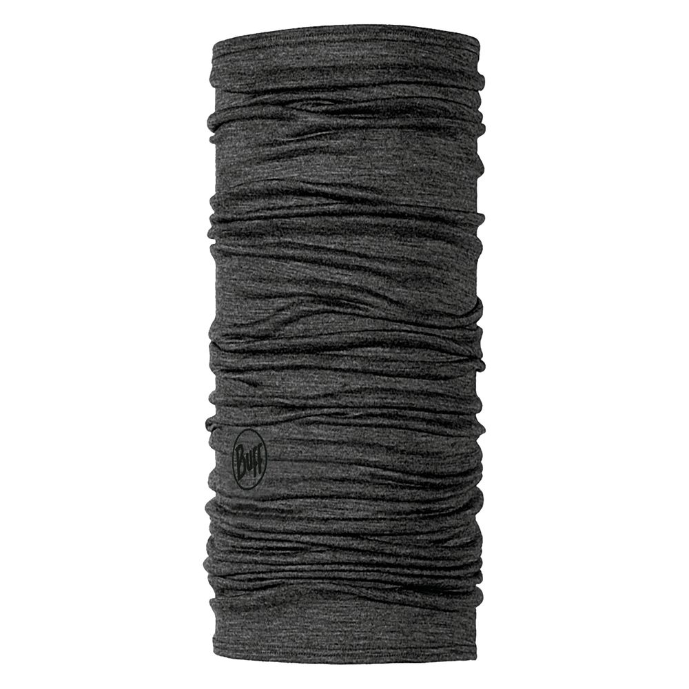 Buff Lightweight Merino Wool Multi-functional Headwear - Solid Grey