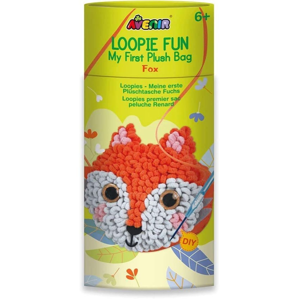 Avenir Loopie Fun My First Plush Bag Sewing Kit - Fox