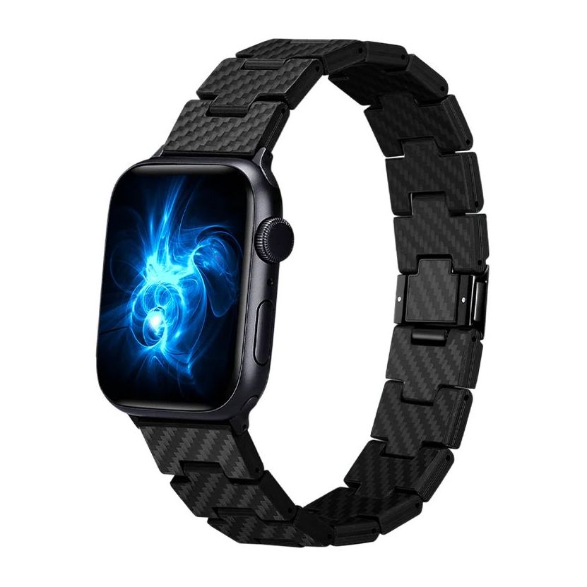 Pitaka Carbon Fiber Link Band - Retro for Apple Watch 42/44/45mm