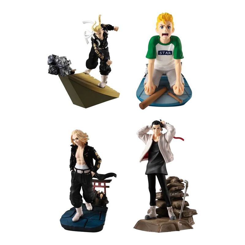 Megahouse Petitrama Tokyo Revengers Toman Heroic Scene PVC Figure 10cm (Assortment - Includes 1)