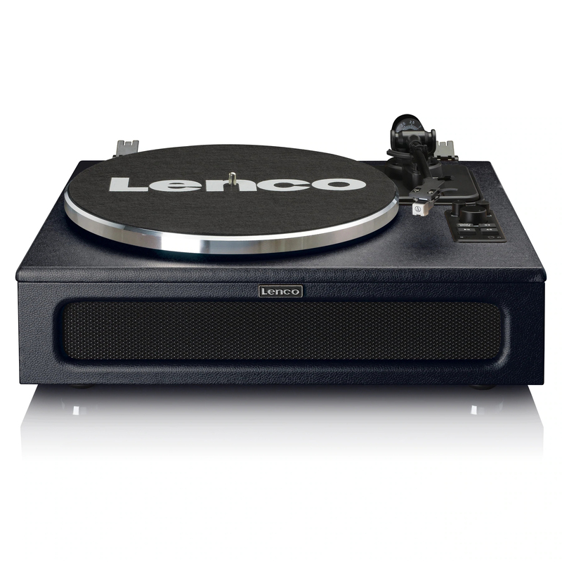 Lenco LS-430BK Turntable With Built-In Speakers Black