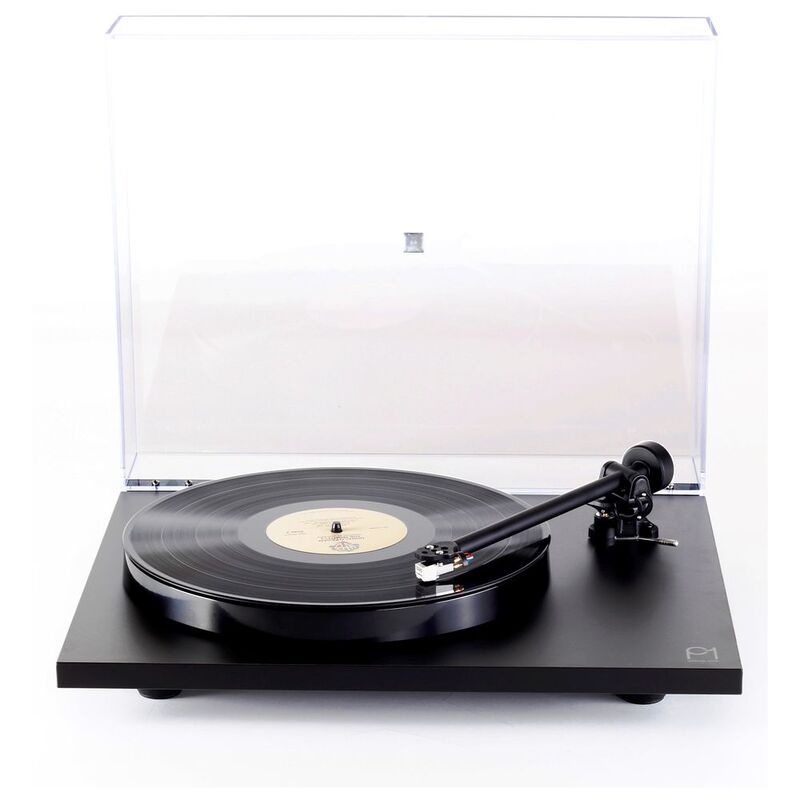 Rega Planar 1 Belt-Drive Turntable with Carbon MM Cartridge - Matte Black