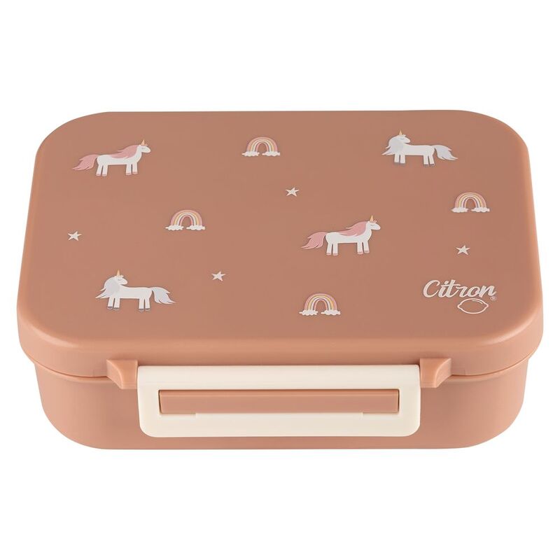 Citron Tritan Snackbox with 3 Compartments - Unicorn Citron Tritan Snackbox with 3 Compartments - Unicorn