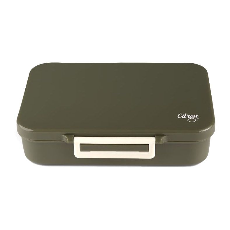 Citron Tritan Lunchbox with 4 Compartments - Olive Green Citron Tritan Lunchbox with 4 Compartments - Olive Green