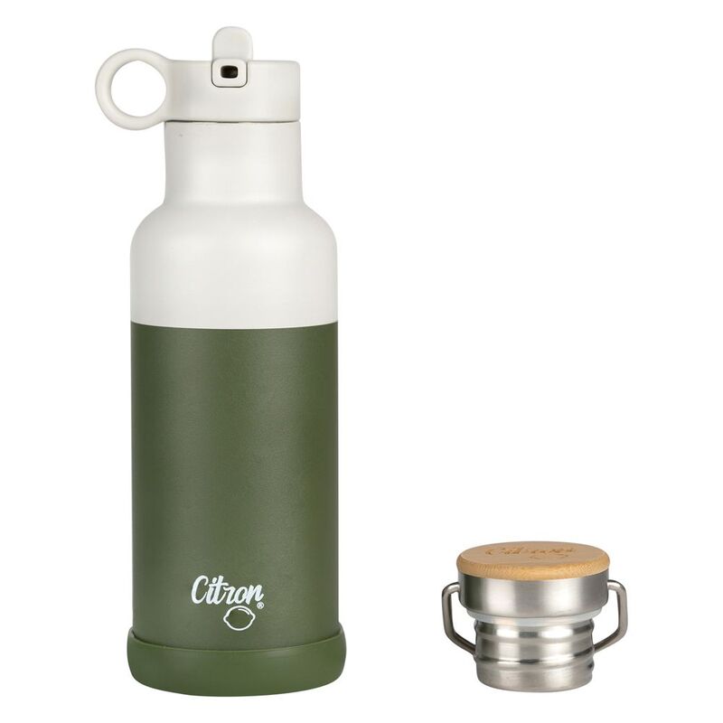 Citron Stainless Steel Water Bottle 500ml - Olive Green Citron Stainless Steel Water Bottle 500ml - Olive Green