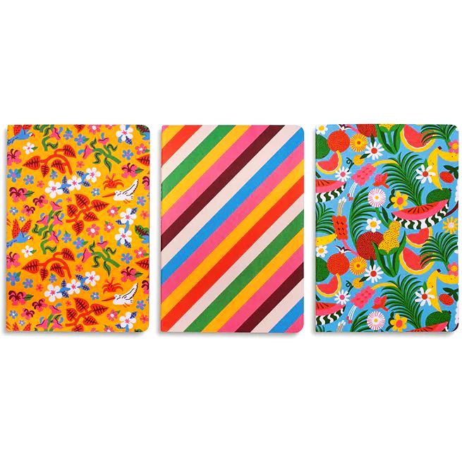 Ban.do Rough Draft Notebook Set - Fruity  (Set of 3)