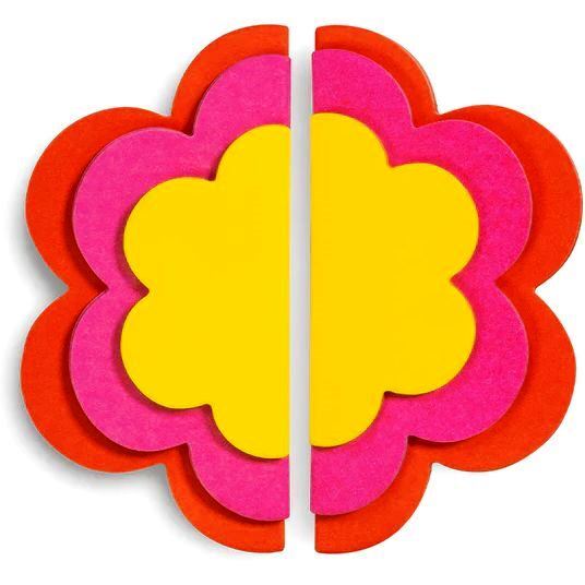 Ban.do Stacked Sticky Notes - Flower Ban.do Stacked Sticky Notes - Flower