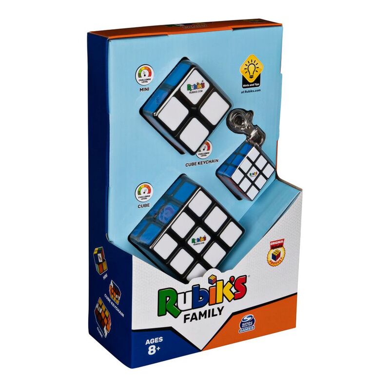 Rubiks Cube Family Pack (Cube/Keychain/Mini) Rubiks Cube Family Pack (Cube/Keychain/Mini)