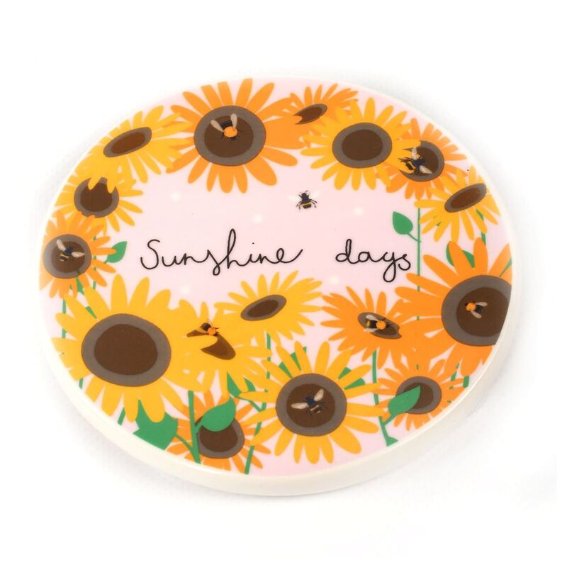 Belly Button Designs Sunflower Single Coaster Belly Button Designs Sunflower Single Coaster