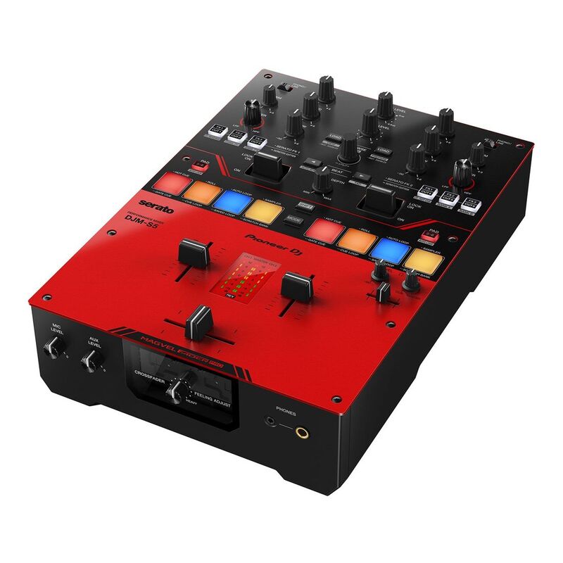 Pioneer DJM-S5 Scratch-Style 2-Channel DJ Mixer - Gloss Red Pioneer DJM-S5 Scratch-Style 2-Channel DJ Mixer - Gloss Red