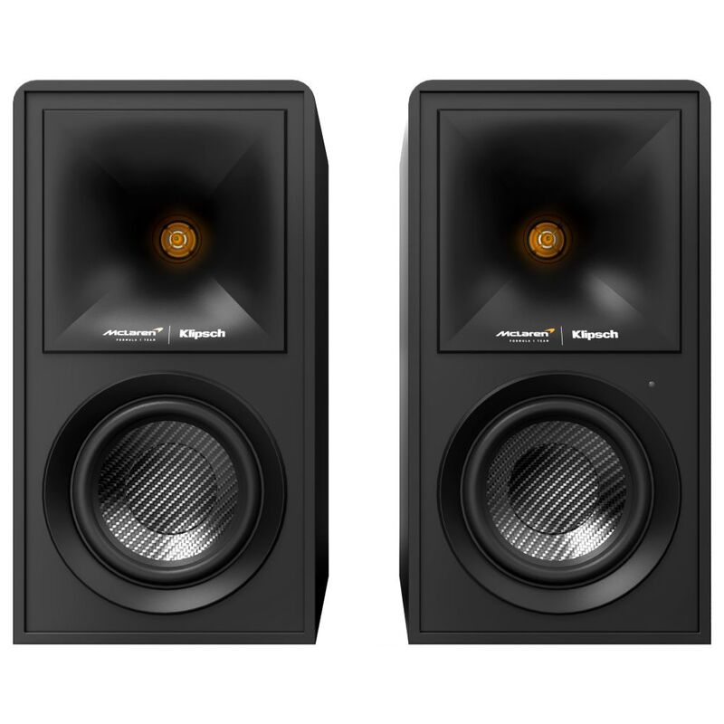 Klipsch The Fives Mclaren Edition Wired Bookshelf Speakers - Black (Pair)