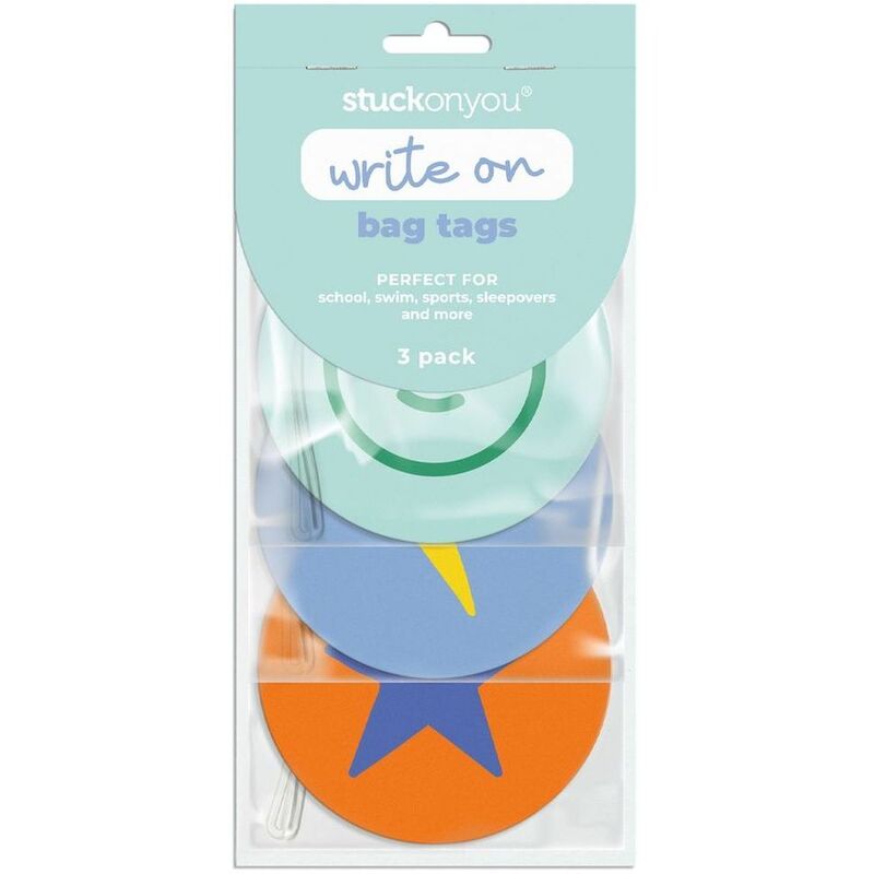 Stuck on You Write on Bag Tags - Starstruck (3 Pack)