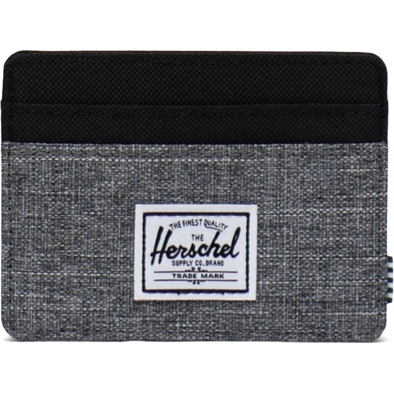 Herschel Charlie RFID Wallet - Raven Crosshatch