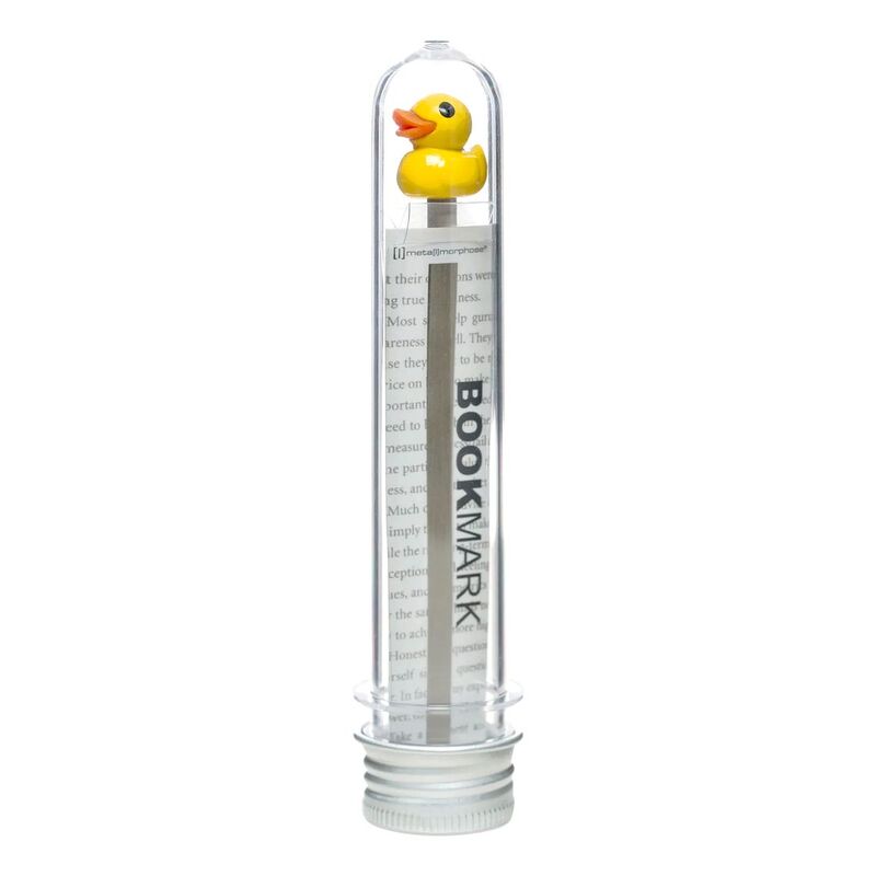 Metalmorphose Bookmark - Duck Design - Yellow/Orange - Silicon Beak Metalmorphose Bookmark - Duck Design - Yellow/Orange - Silicon Beak