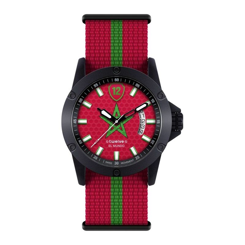 Twelve WMOR1M Morocco Themed Unisex Wristwatch - Medium - 39mm