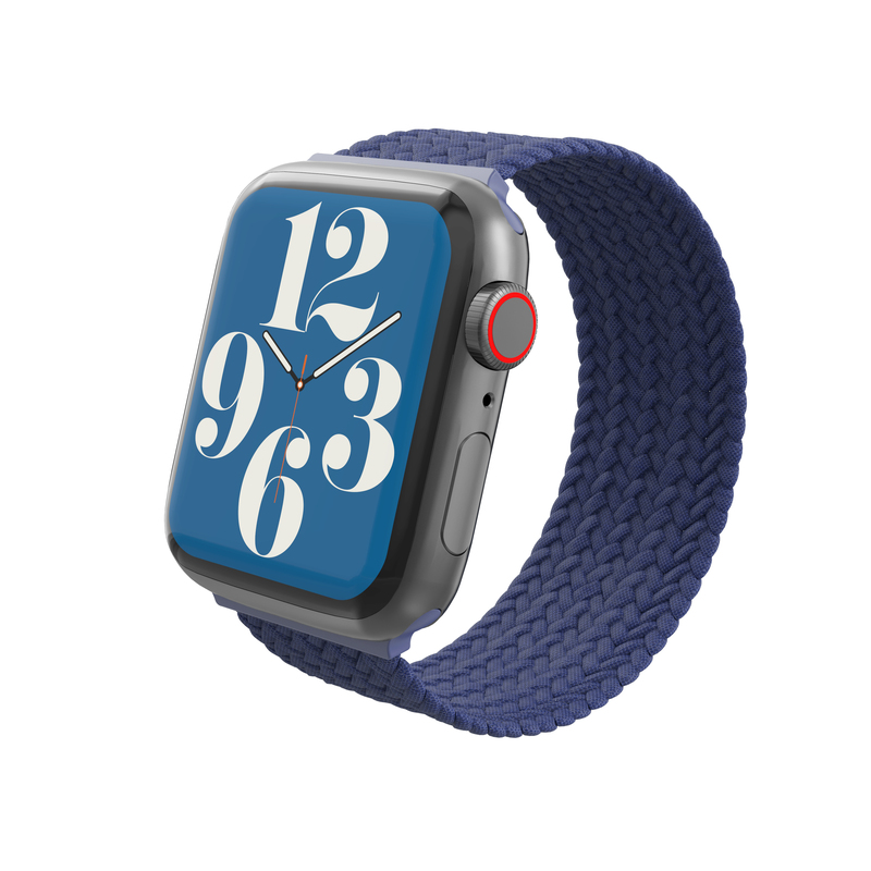 Gear4 Braided Bands for Apple Watch 41/40/38mm - Small - Navy Blue