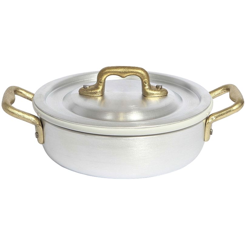 Rossetti Ottinetti Frying Ceramic Pan 2 with Handles & Lid 12Cm