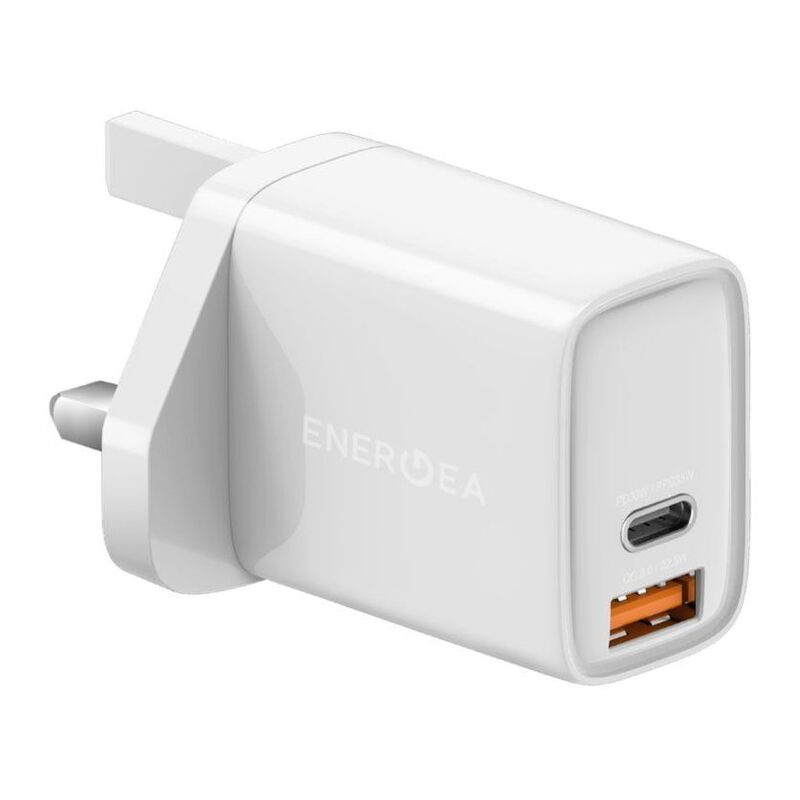 Energea AmpCharge PS33 1C1A PD/PPS/QC3.0 33W Wall Charger - White (UK) Energea AmpCharge PS33 1C1A PD/PPS/QC3.0 33W Wall Charger - White (UK)
