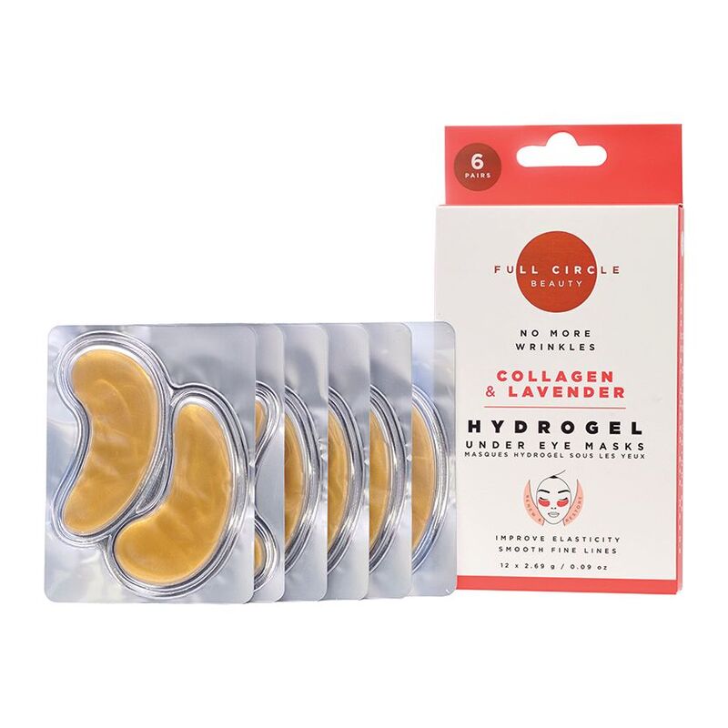 Full Circle Beauty Wrinkles Under Eye Masks (Pack of 6)