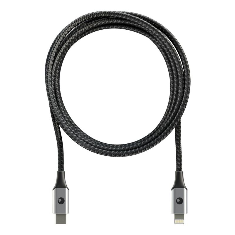 Rolling Square USB-C to Lightning 18W Cable 2m - Mercury Grey Rolling Square USB-C to Lightning 18W Cable 2m - Mercury Grey