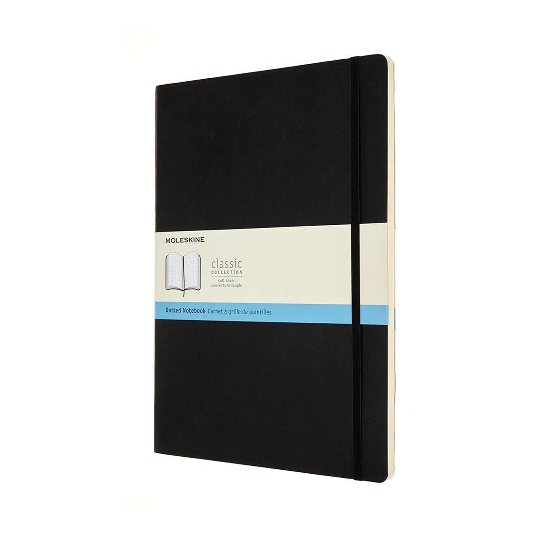 Moleskine Dotted A4 Soft Notebook - Black