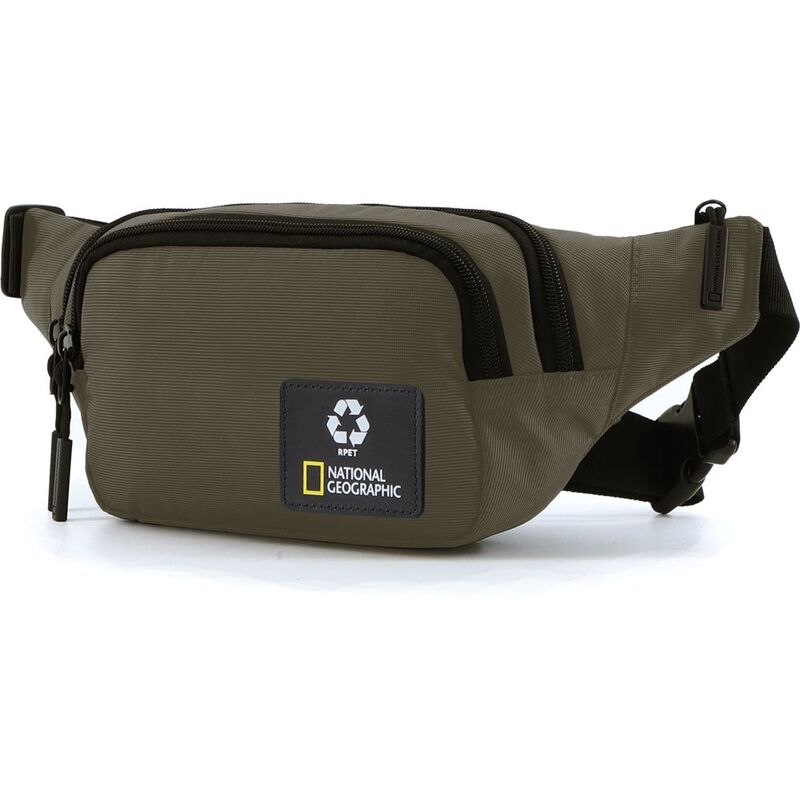 National Geographic Ocean Rpet Waist Bag Khaki 3.3 Ltrs