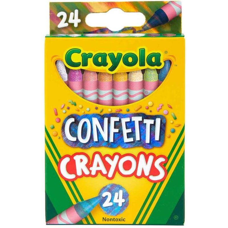 Crayola Confetti Crayons (Set of 24)