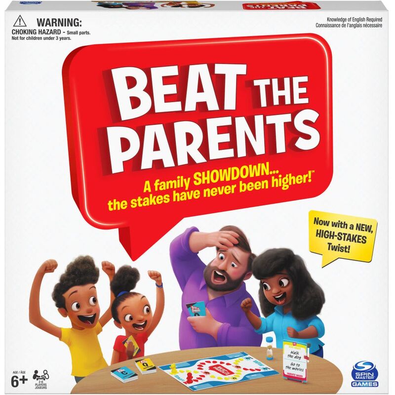 Spin Master Game Beat The Parents Board Game Spin Master Game Beat The Parents Board Game