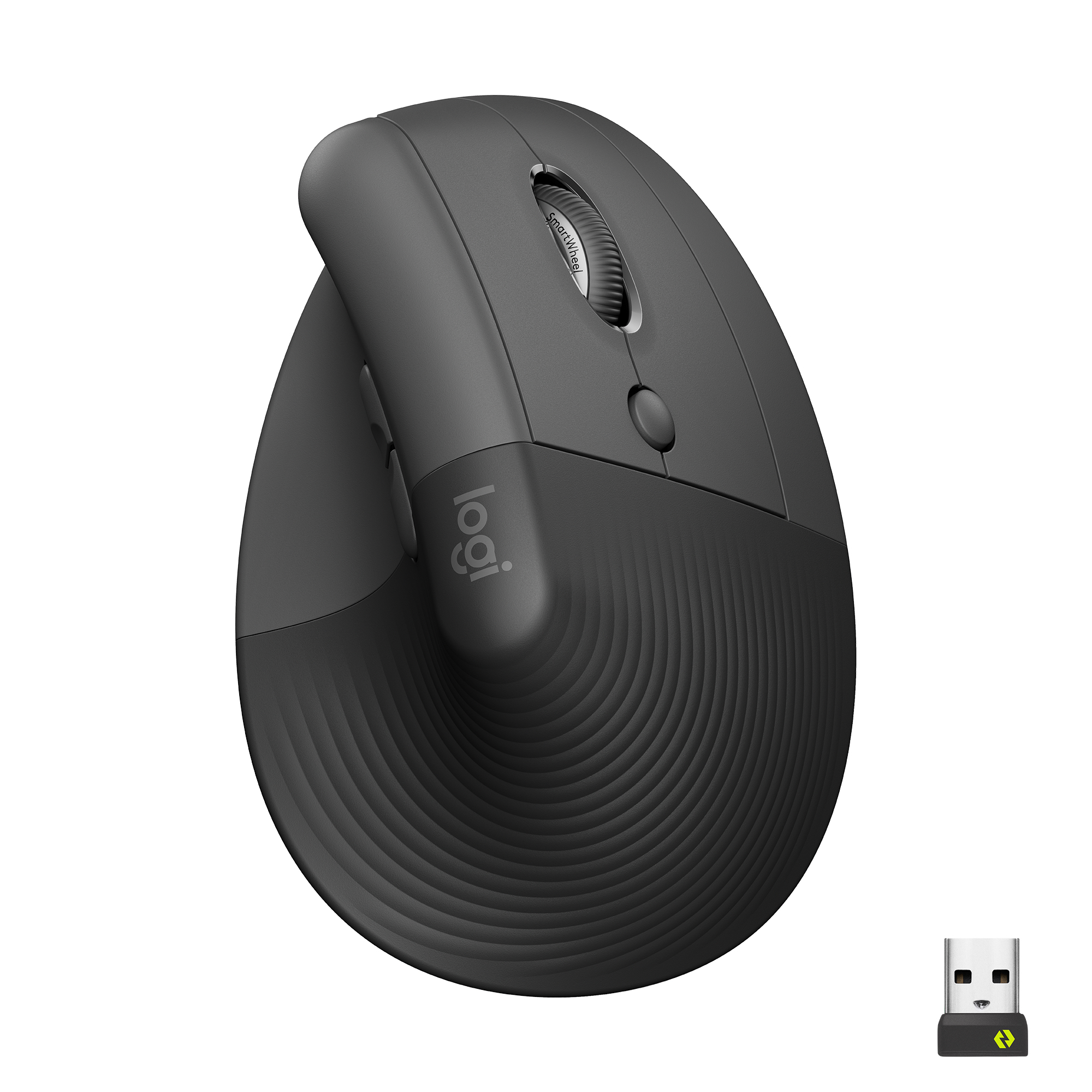 Logitech 910-006473 Lift Vertical Wireless Mouse - Graphite