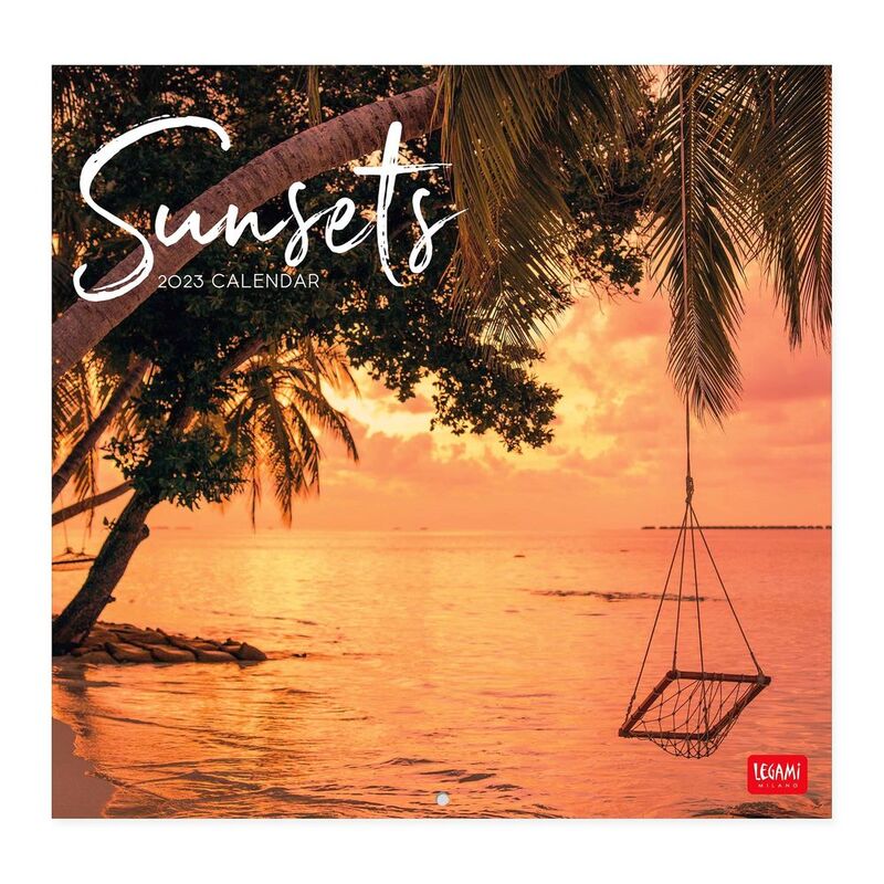 Legami Calendar 2023 (30 x 29 cm) - Sunsets