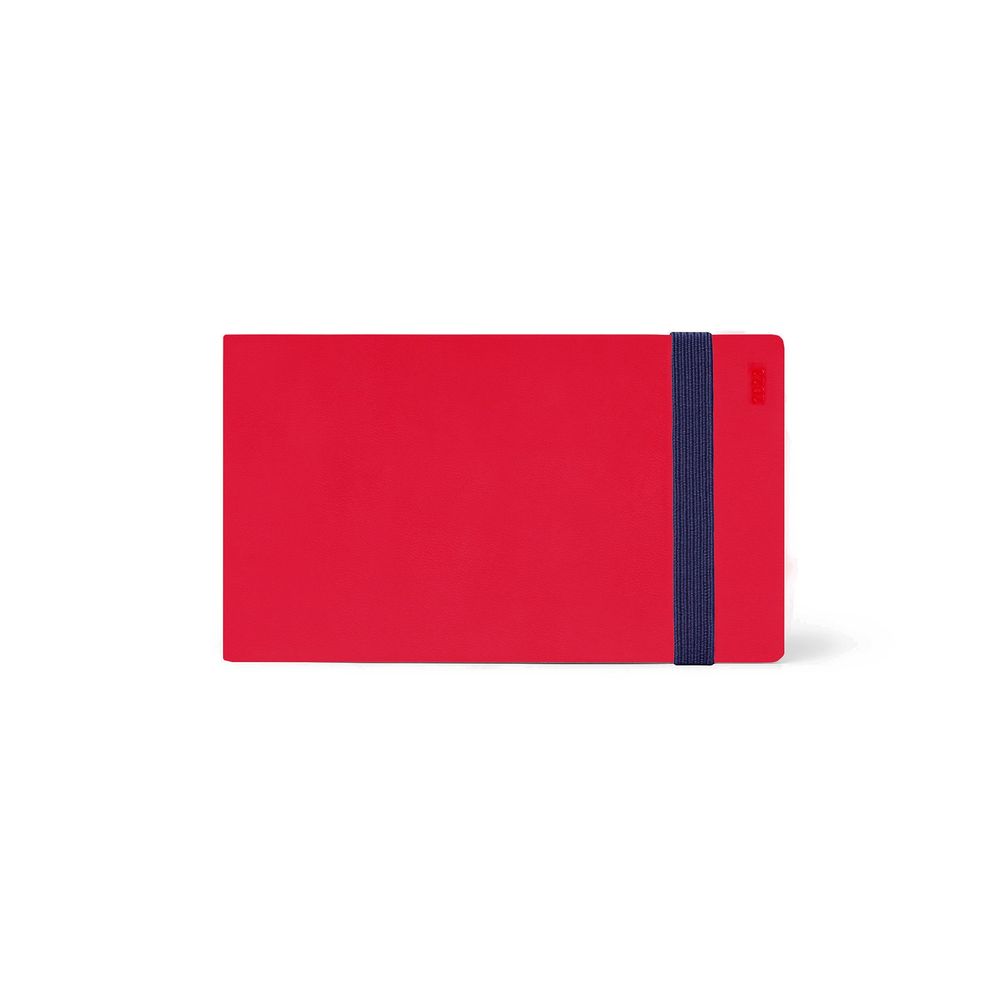 Legami Small Weekly Horizontal Diary 12 + 1 Month 2023 (9.5 x 13 cm) - Red