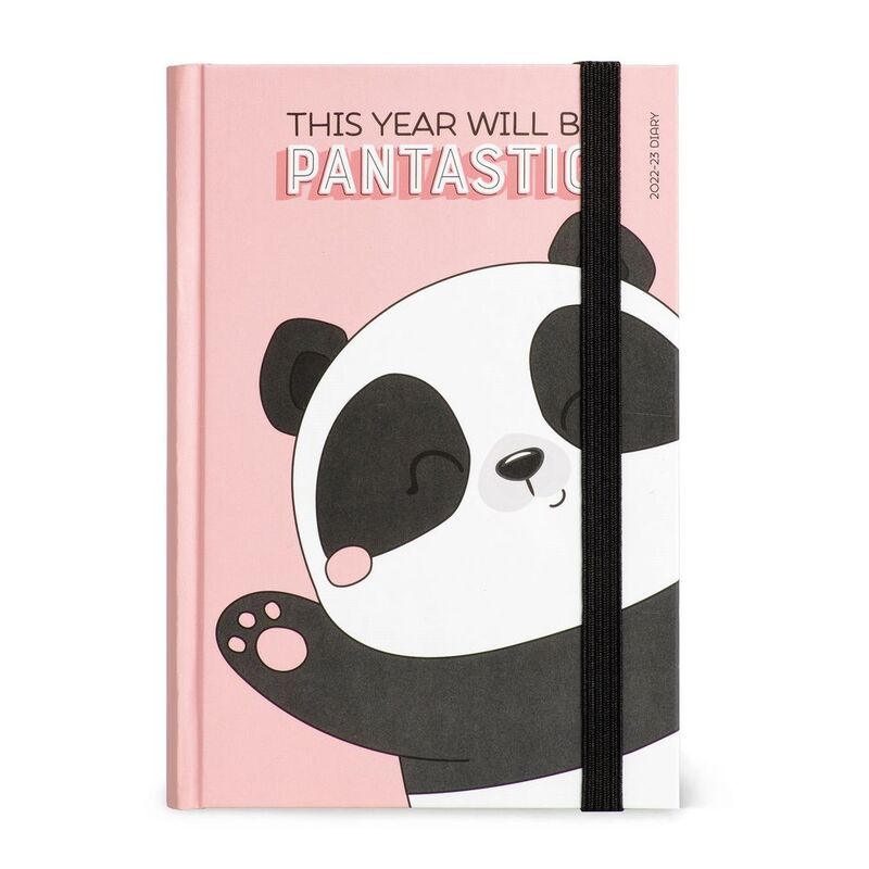 Legami Medium Photo Daily Diary 16 Month 2022/2023 (12 x 18 cm) - Panda