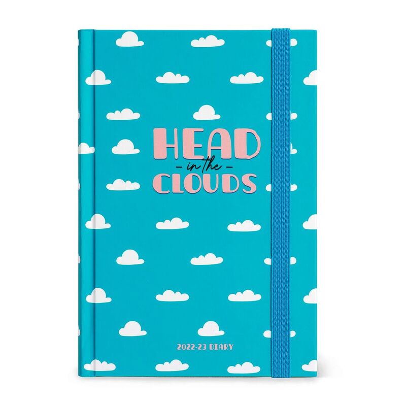 Legami Medium Photo Daily Diary 16 Month 2022/2023 (12 x 18 cm) - Cloud