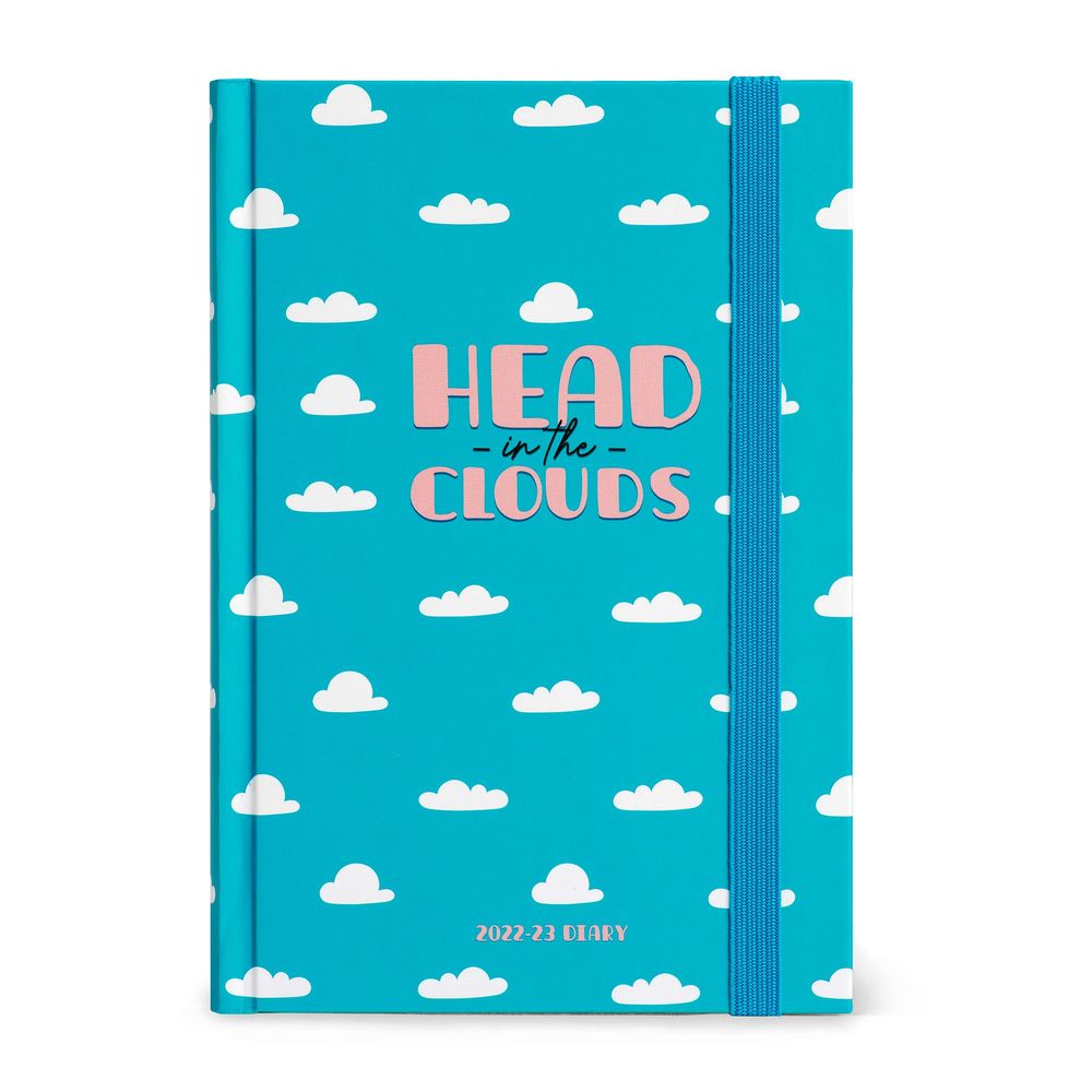 Legami Medium Photo Daily Diary 16 Month 2022/2023 (12 x 18 cm) - Cloud