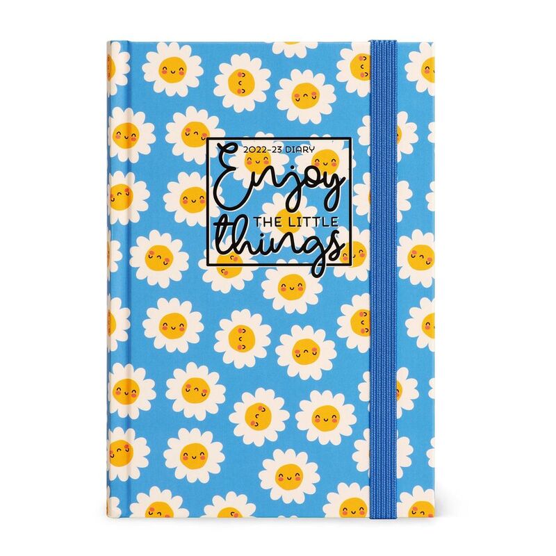 Legami Medium Photo Daily Diary 16 Month 2022/2023 (12 x 18 cm) - Daisy