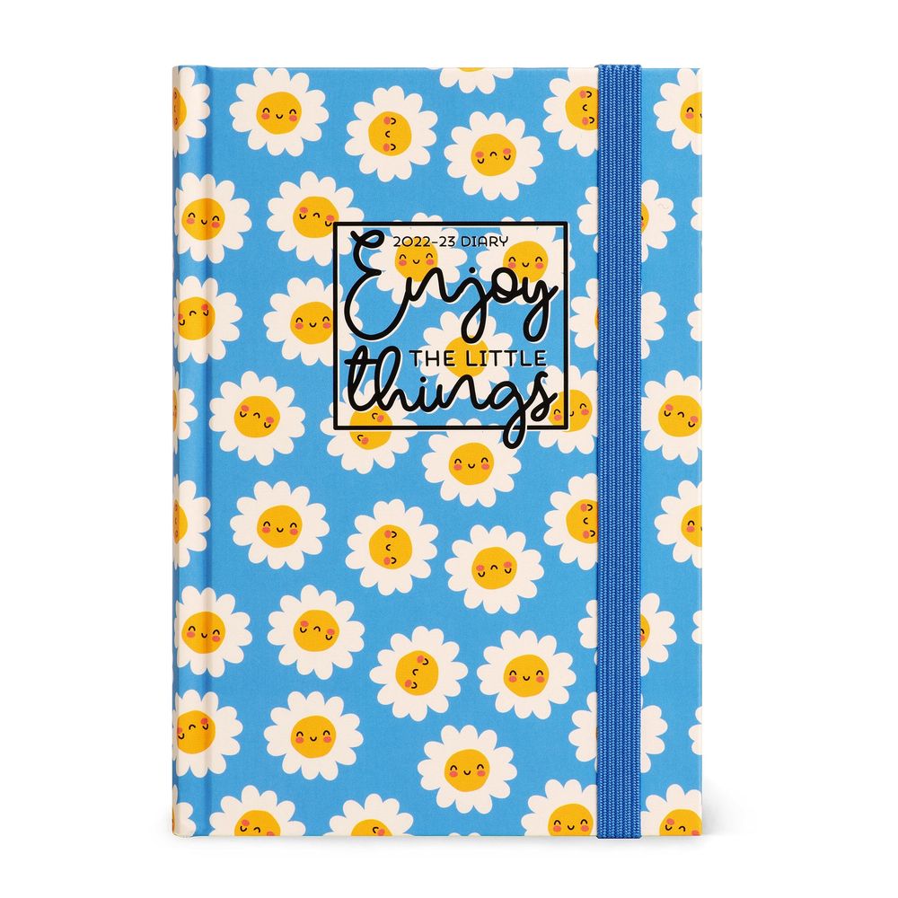 Legami Medium Photo Daily Diary 16 Month 2022/2023 (12 x 18 cm) - Daisy