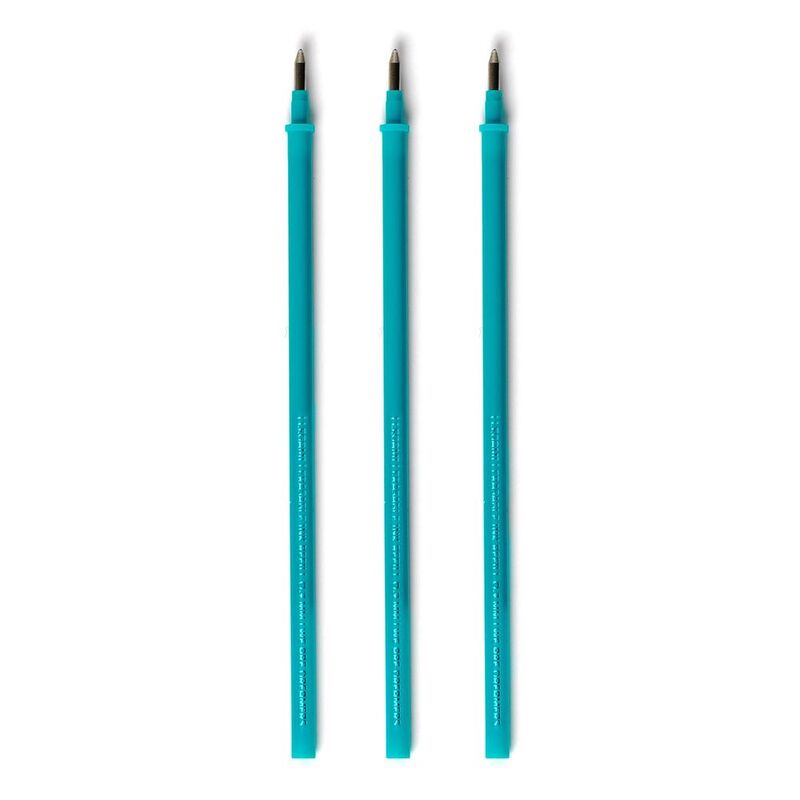 Legami Refills for Erasable Pen - Turquoise (3 Pack)