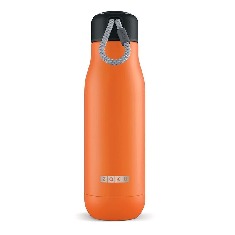 Zoku Vacuum Insulated Stainless Steel Water Bottle 500ml - Orange Zoku Vacuum Insulated Stainless Steel Water Bottle 500ml - Orange
