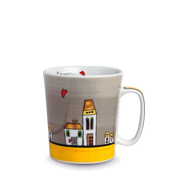Le Casette Porcelain Mug Le Casette 430ml - Yellow