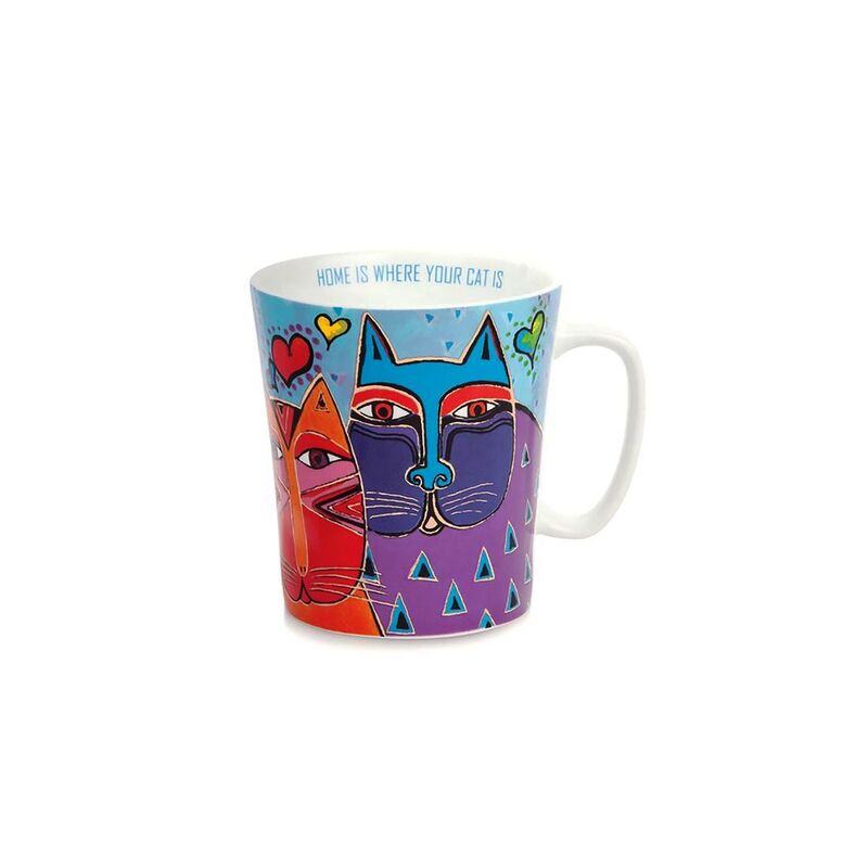 Laurel Burch Porcelain Mug 430ml - Light Blue