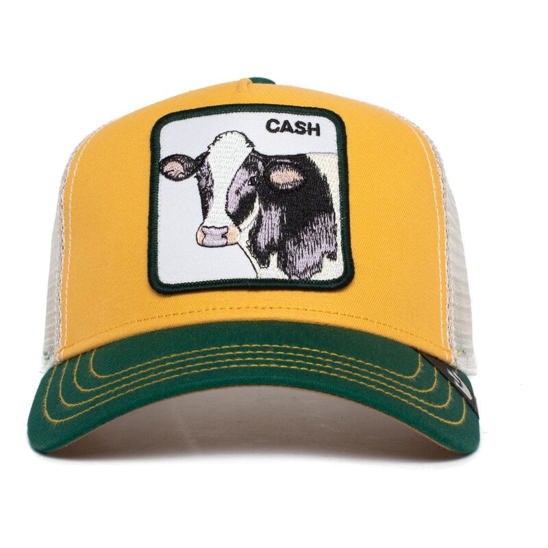 Goorin Bros The Cash Cow Unisex Trucker Cap - Yellow Goorin Bros The Cash Cow Unisex Trucker Cap - Yellow