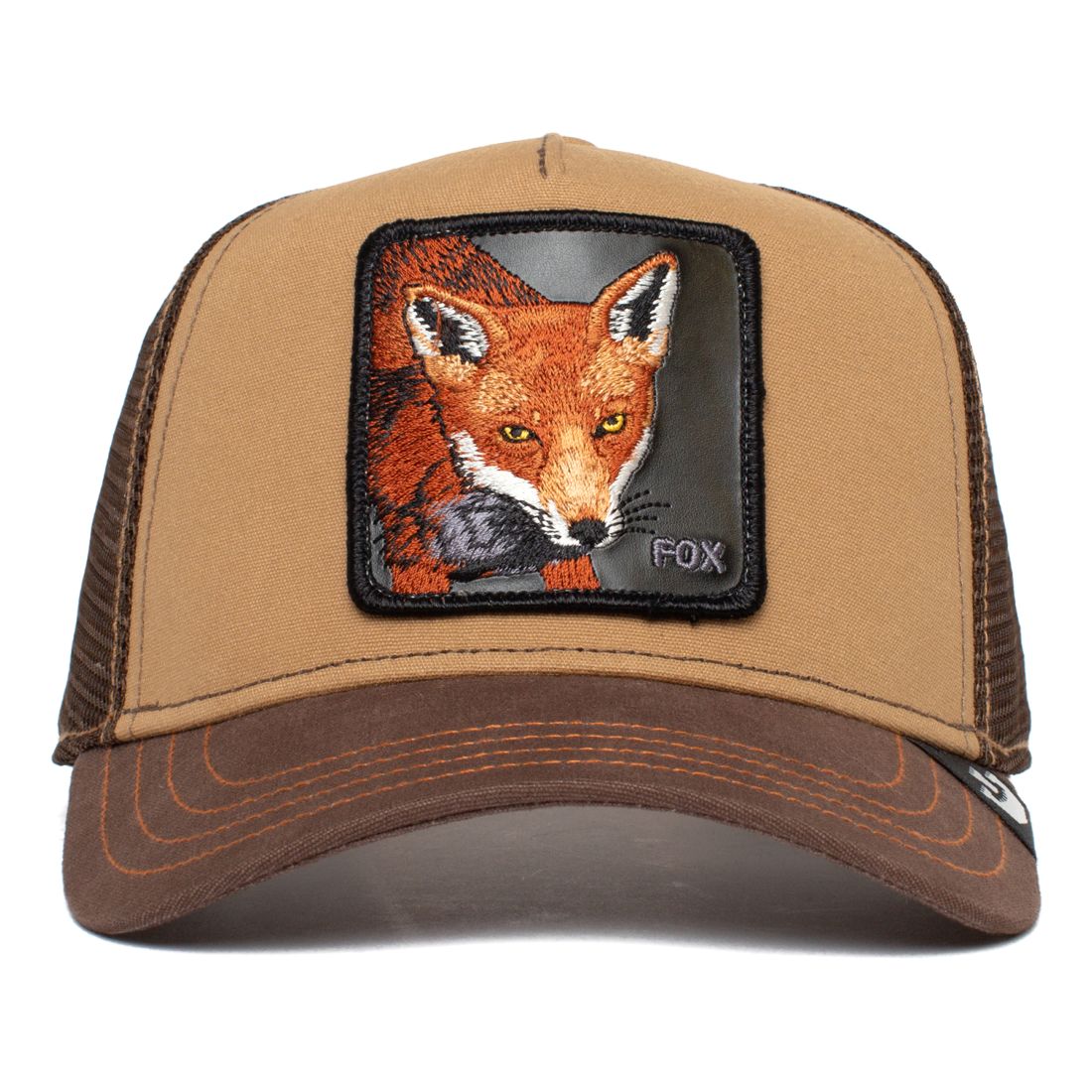 Goorin Bros The Fox Unisex Trucker Cap - Brown