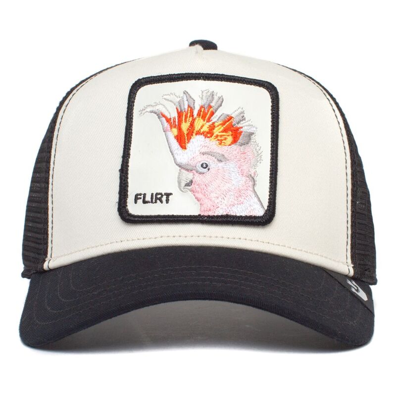 Goorin Bros The Flirty Bird Unisex Trucker Cap - White