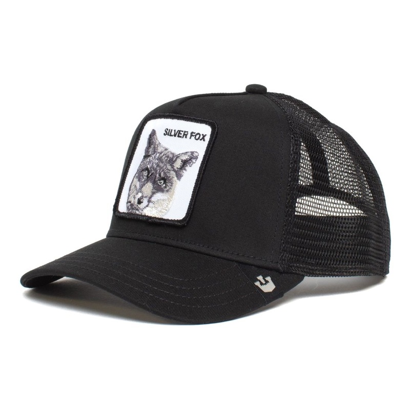 Goorin Bros The Silver Fox Unisex Trucker Cap Black