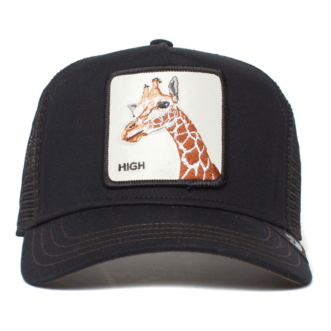 Goorin Bros The Giraffe Unisex Trucker Cap - Black