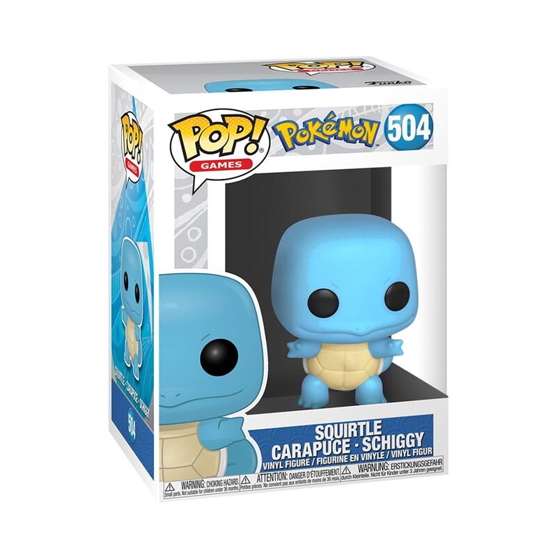 Funko Pop! Games Pokemon Squirtle 3.75-Inch Vinyl Figure