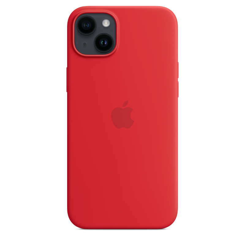 Apple Silicone Case with MagSafe for iPhone 14 Plus - (Product)Red