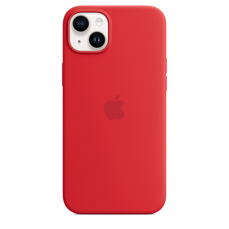 Apple Silicone Case with MagSafe for iPhone 14 Plus - (Product)Red