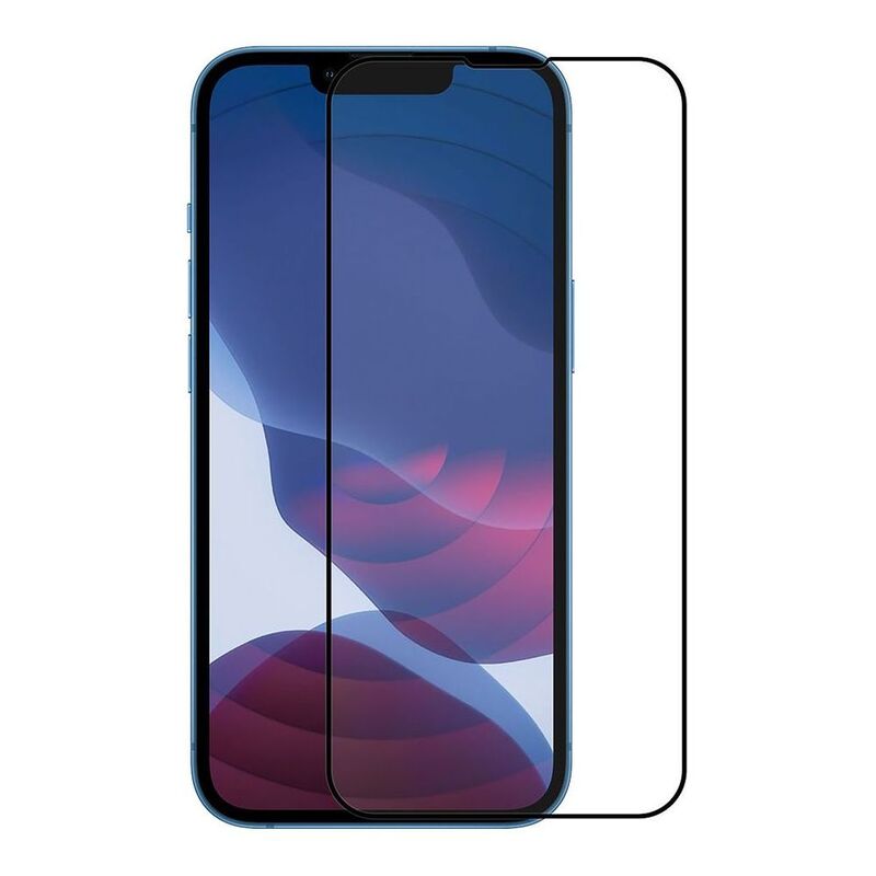 Baykron Screen Protector Clear Edge to Edge & Antibacterial with Applicator for iPhone 14 Plus