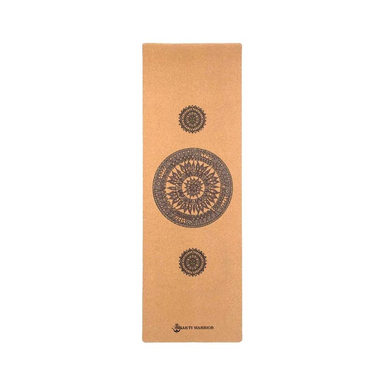 Shakti Warrior Ahimsa Mandala Pro Cork Yoga Mat - Extra Long And Extra Wide - Brown (84-Inch x 27-Inch x 2mm Thickness) Shakti Warrior Ahimsa Mandala Pro Cork Yoga Mat - Extra Long And Extra Wide - Brown (84-Inch x 27-Inch x 2mm Thickness)